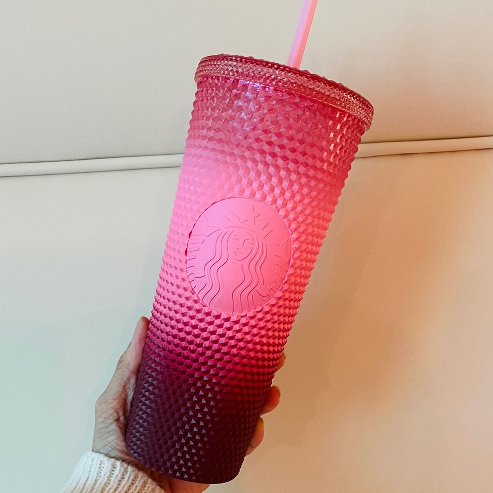 Starbucks Holliday 2022 Collection. Pink Waxberry Studded Cup!!!